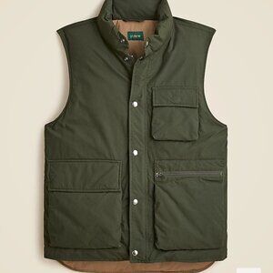 JCrew 1980s inspired vest with PrimaLoft